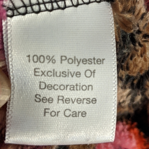 VERA Bradley Rosewood Fleece Hooded Robe - Picture 7 of 8